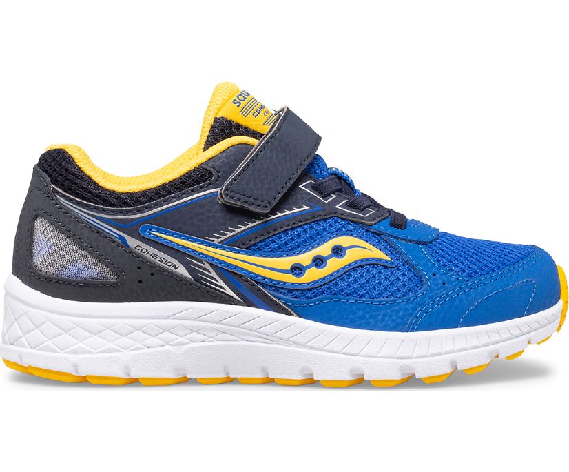 Gyerek Saucony Cohesion 14 A/C Tornacipő Kék Sárga | HU 190OKI